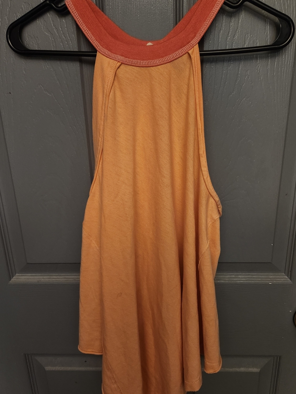 We The Free Peach Tank with Coral Trim